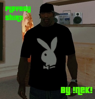 Playboy logo Shirt Black